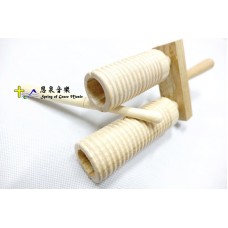 Two-Tone Woodblock Agogo with Guiro 高低雙音響筒連刮瓜